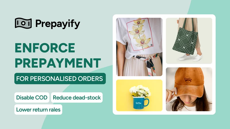 Prepayify Personalised Orders