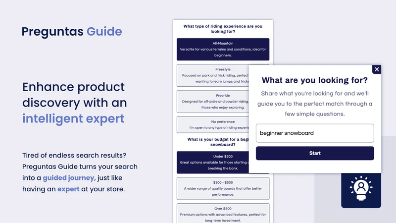 Preguntas AI‑Shopping Guide