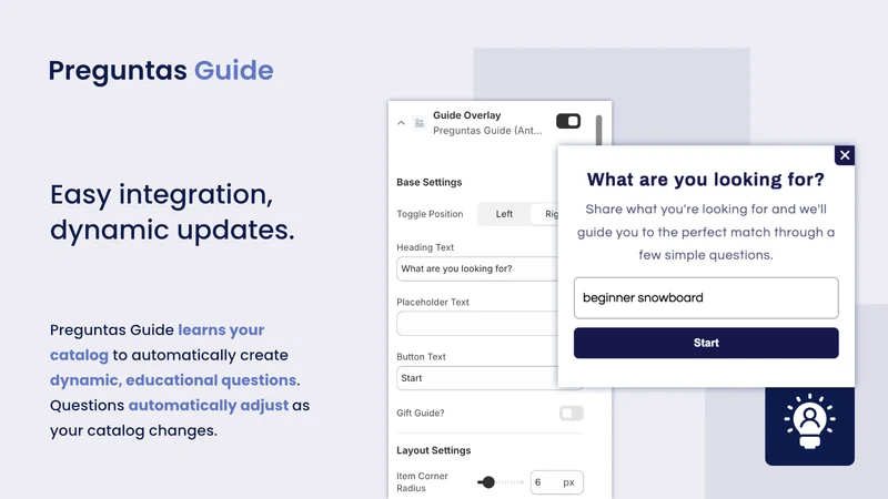 Preguntas AI‑Shopping Guide