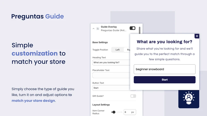 Preguntas AI‑Shopping Guide