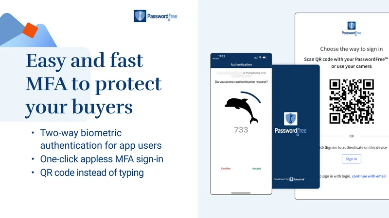 PasswordFree Authenticator App