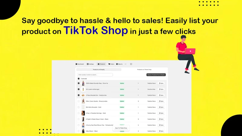 Optima Tiktok Shop Connector
