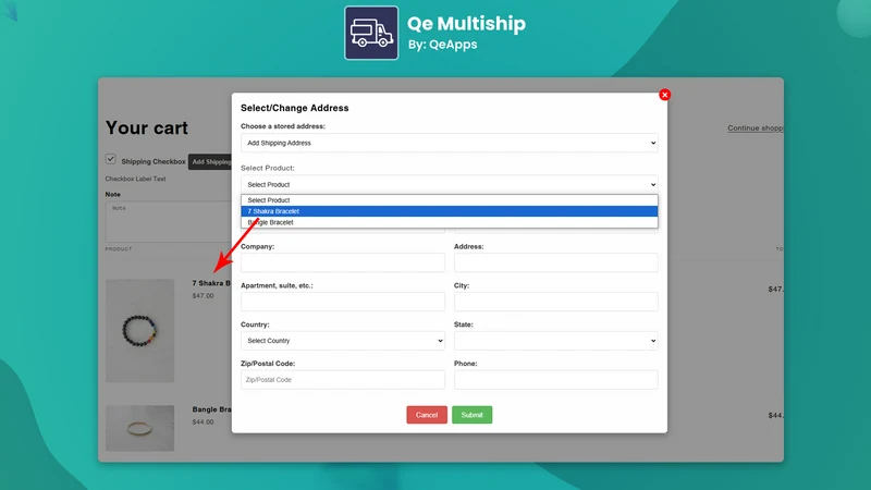 Multiship ‑ Ship Multi Address