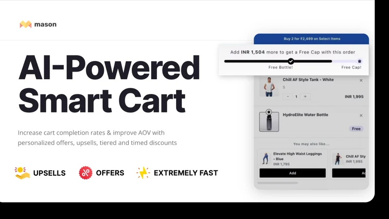 Mason: AI Smart Cart & Upsells