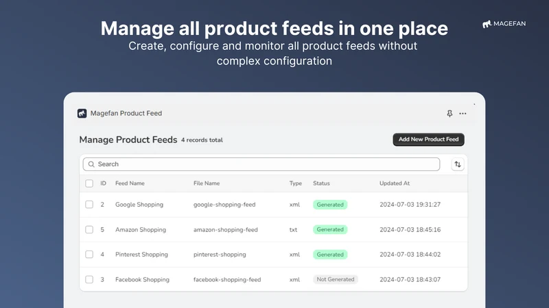 Shopping Feeds ‑ Magefan