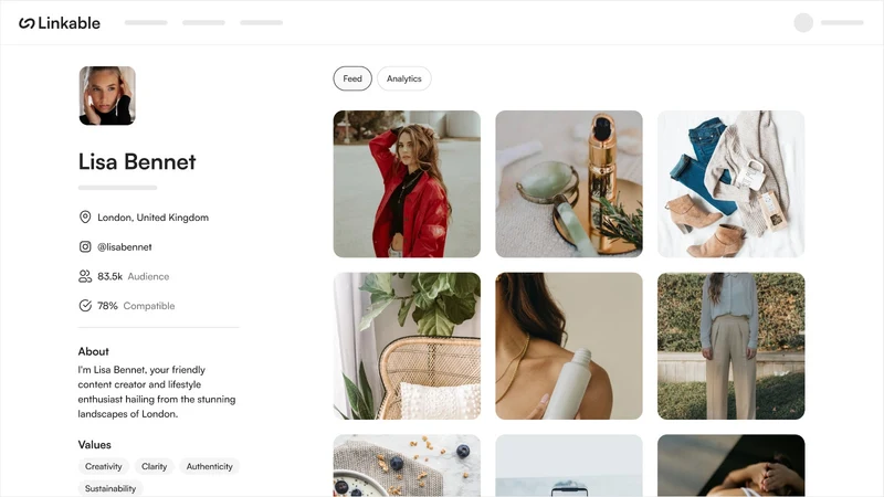 Linkable: Creator marketing