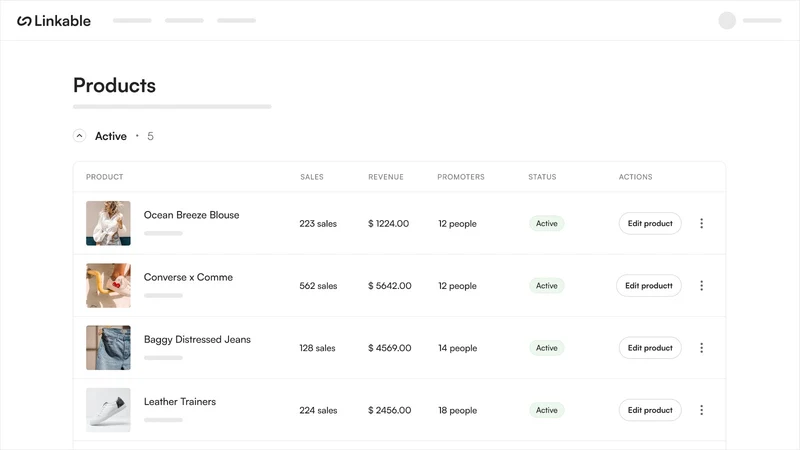 Linkable: Creator marketing