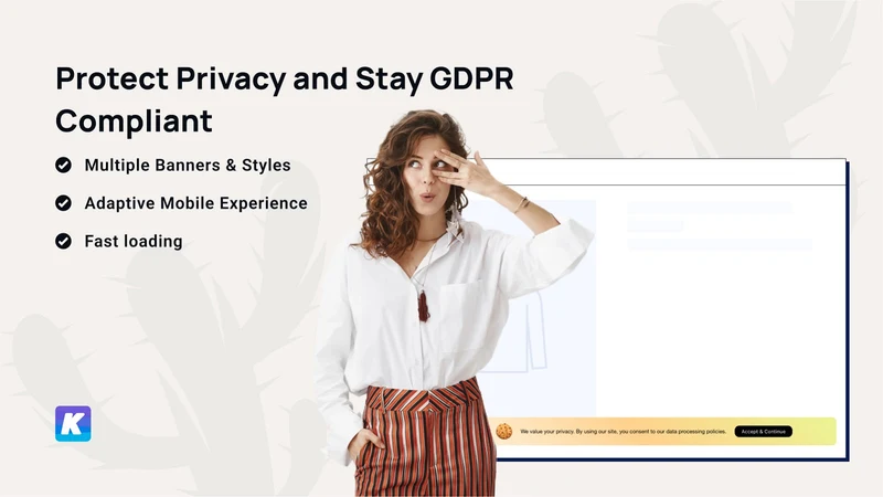 K: GDPR Cookie Consent Banner