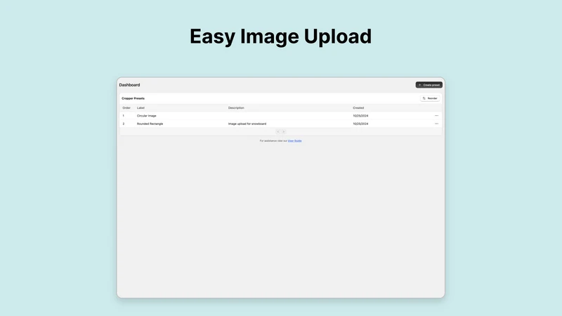 Croppy: Crop and Upload Images