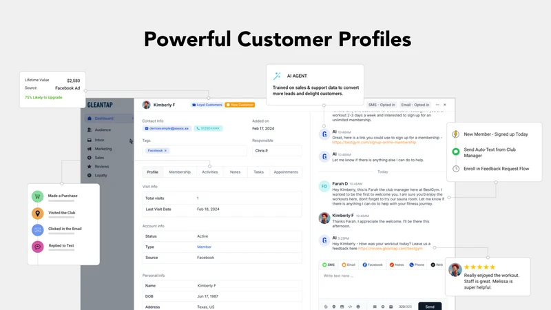 Gleantap: All‑in‑one Messaging