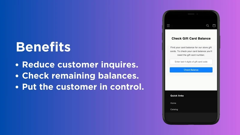 GCP ‑ Gift Card Balance