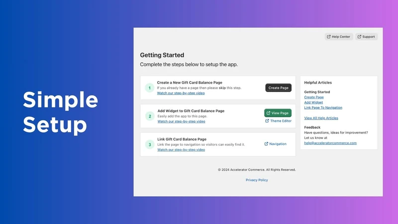 GCP ‑ Gift Card Balance