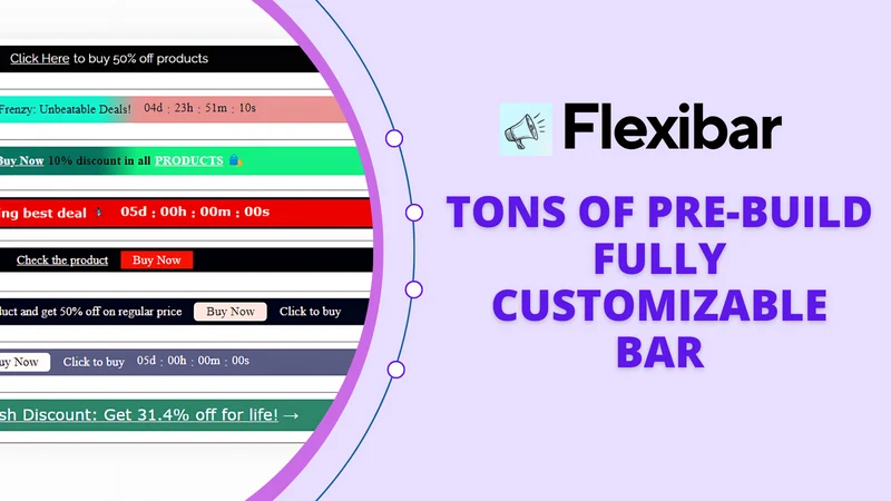 FlexiBar: Sales Bar & Bundles