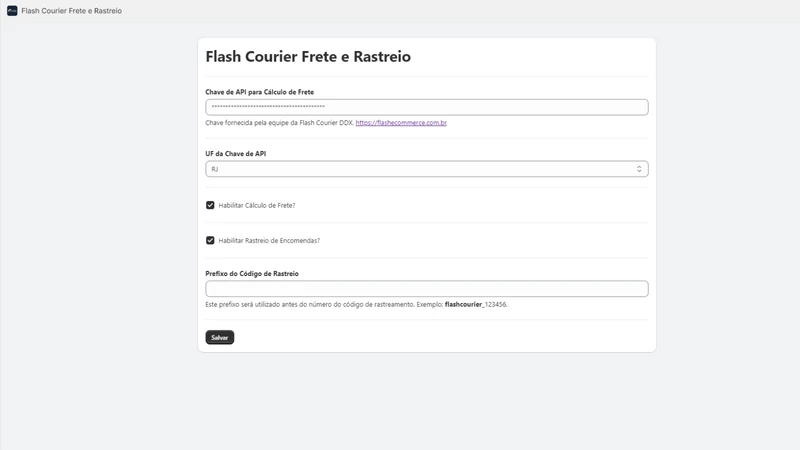 Flash Courier Frete e Rastreio