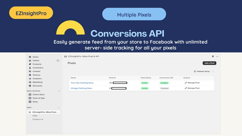 EZInsight Facebook Pixel & API