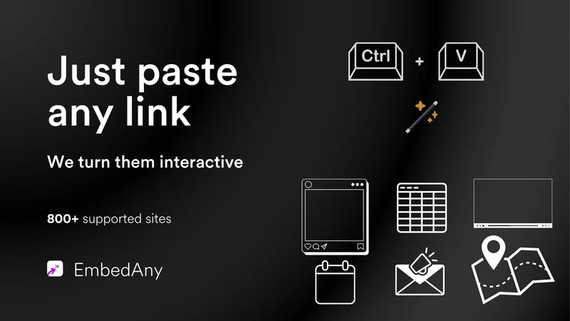 EmbedAny Social Media w/ Link