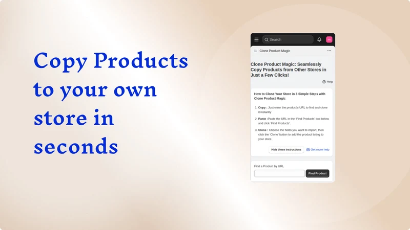Easy ‑ Copy Products