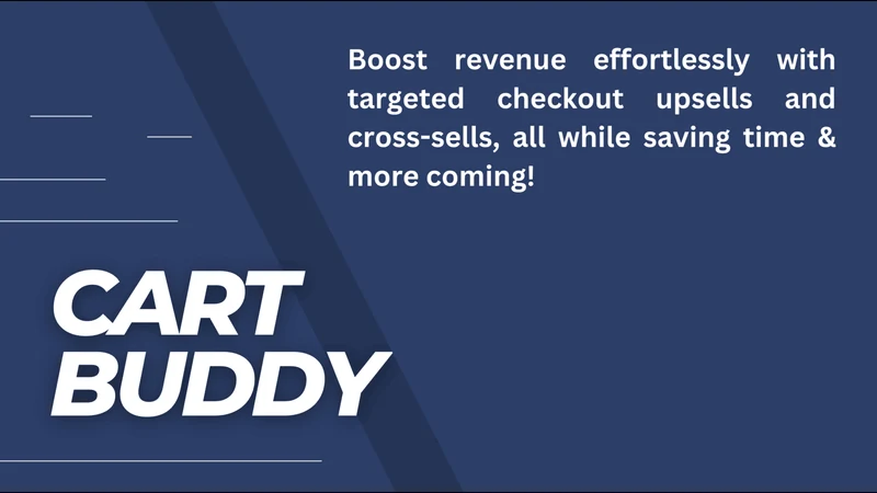 Cart Buddy: Checkout upsells