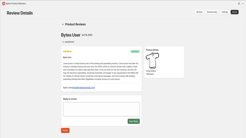 Product Reviews