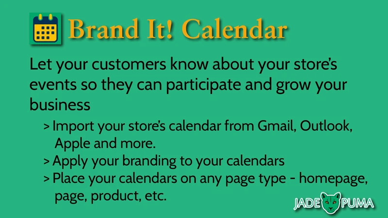 Brand It! Calendar