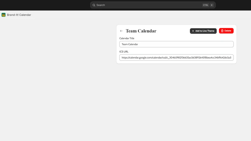 Brand It! Calendar