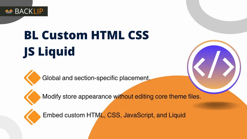 BL Custom HTML CSS JS Liquid