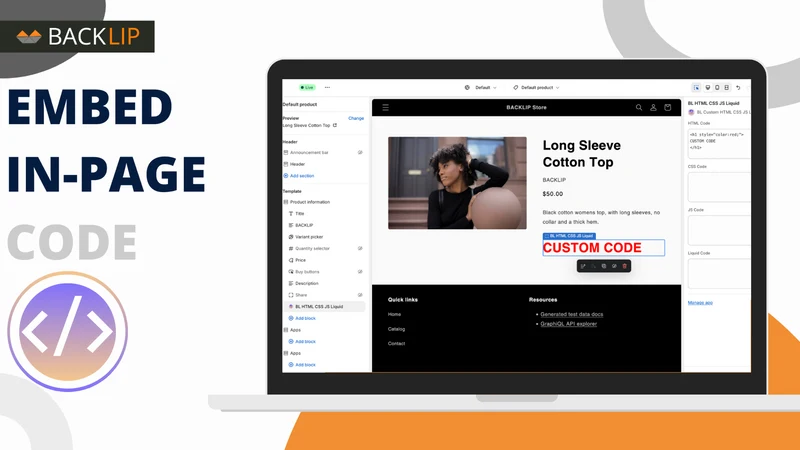 BL Custom HTML CSS JS Liquid