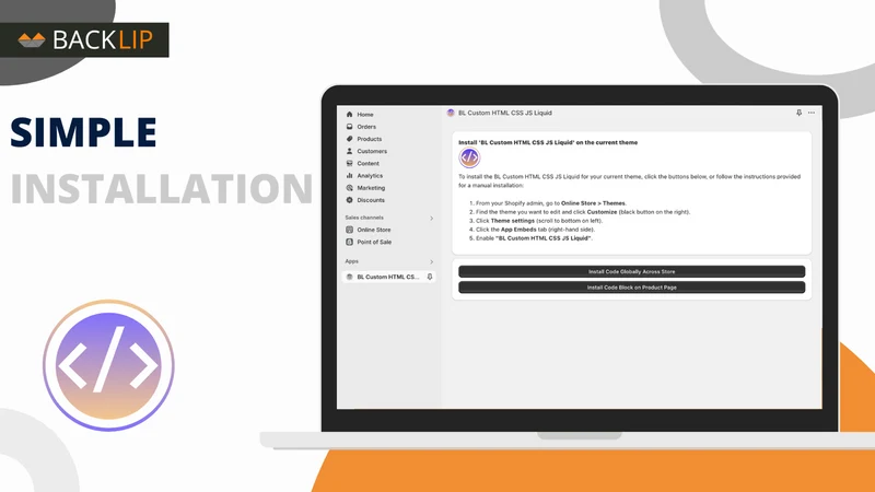 BL Custom HTML CSS JS Liquid