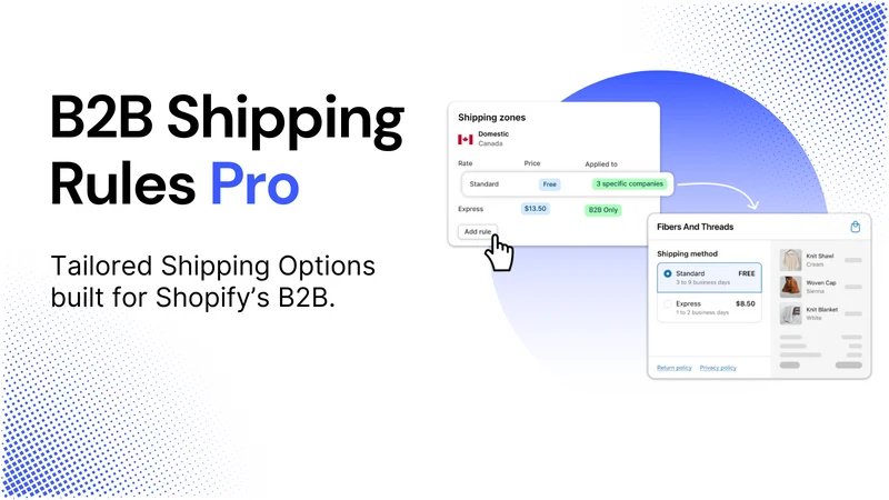 B2B Shipping Rules Pro