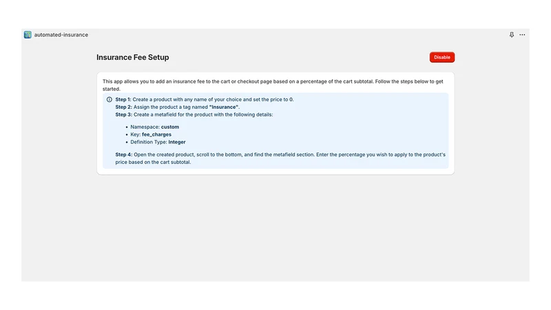 InsureShip Automated