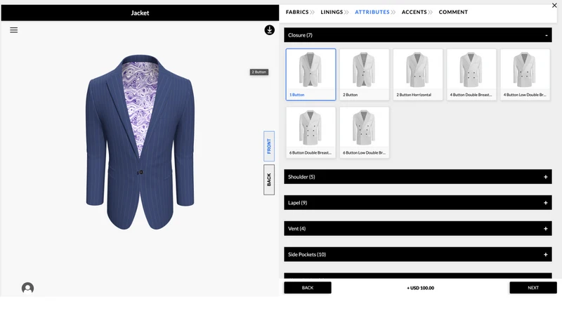 Mirrorsize‑3D Configurator