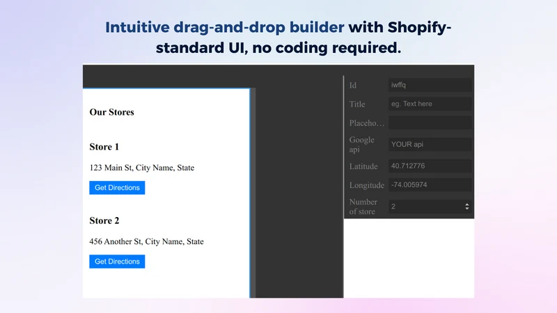 MAS page builder
