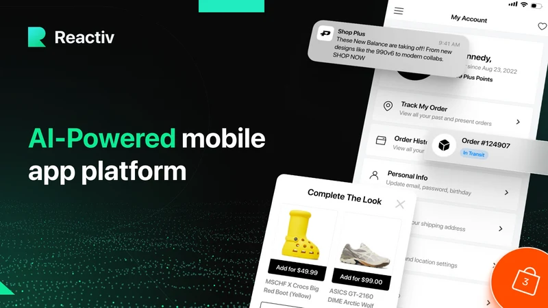 Reactiv ‑ Mobile App Builder