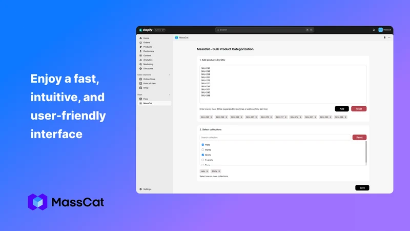 Collections Bulk Add ‑ MassCat