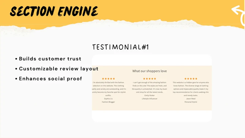 Section Engine: Theme Sections