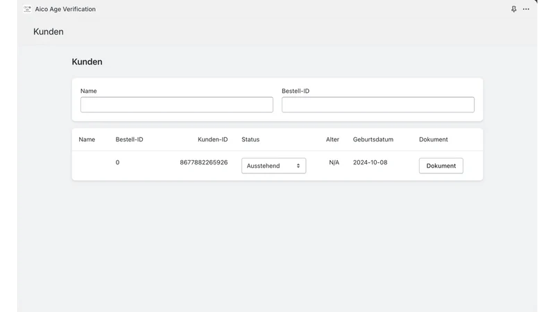 Aico Age Verification