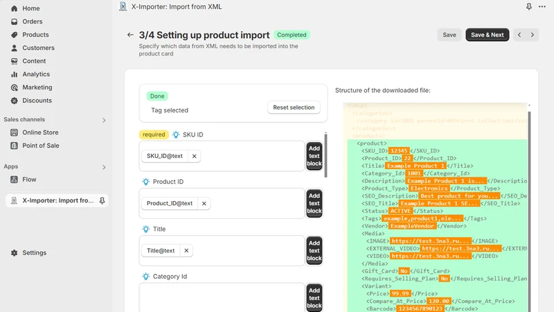 X‑Importer: Import from XML
