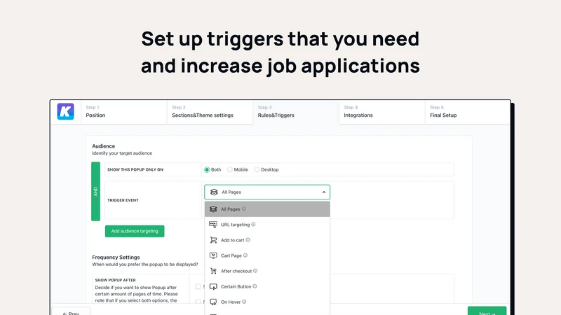 K: Job Posting Careers Page