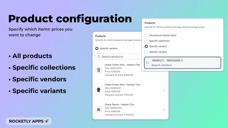 Rocketly: Bulk Price Editor