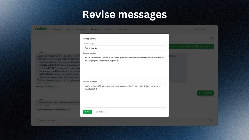 Oakkie: AI Customer Support