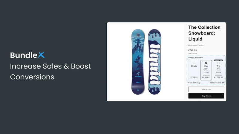 Bundlex Product Bundles Upsell