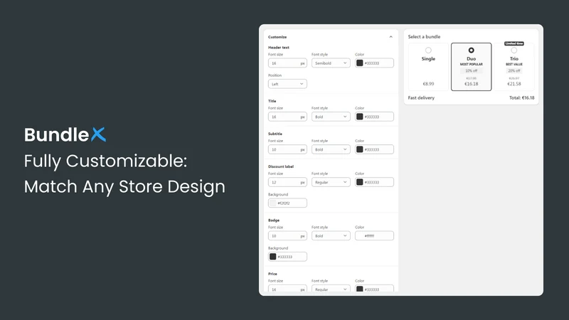 Bundlex Product Bundles Upsell