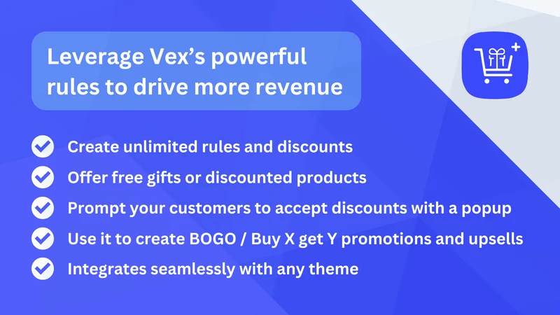 Vex Auto Add To Cart Free Gift