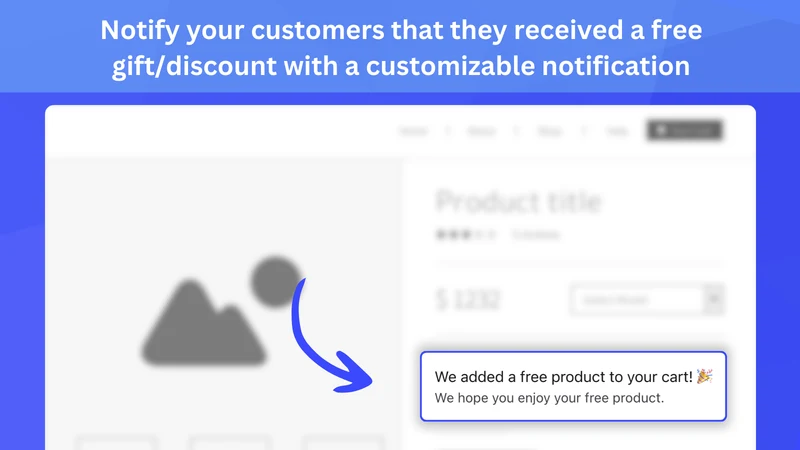 Vex Auto Add To Cart Free Gift