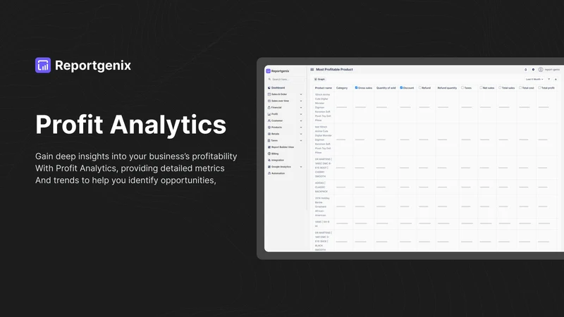 ReportGenix ‑ AI Analytics