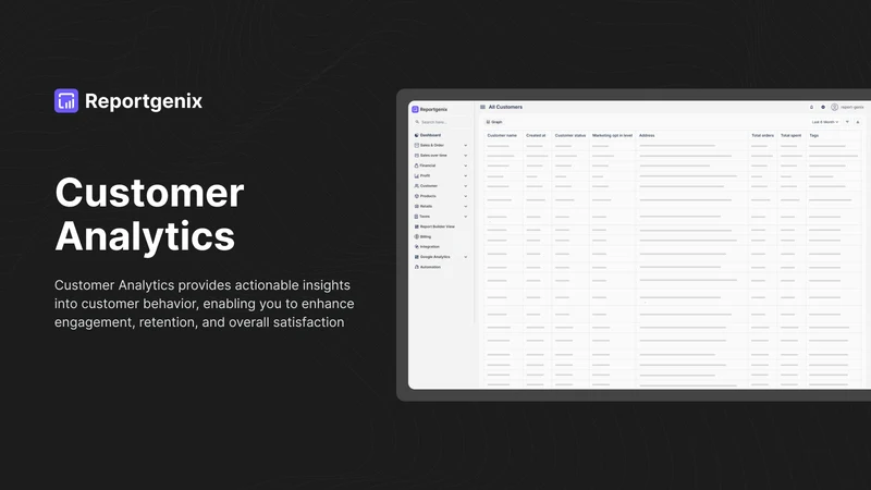 ReportGenix ‑ AI Analytics