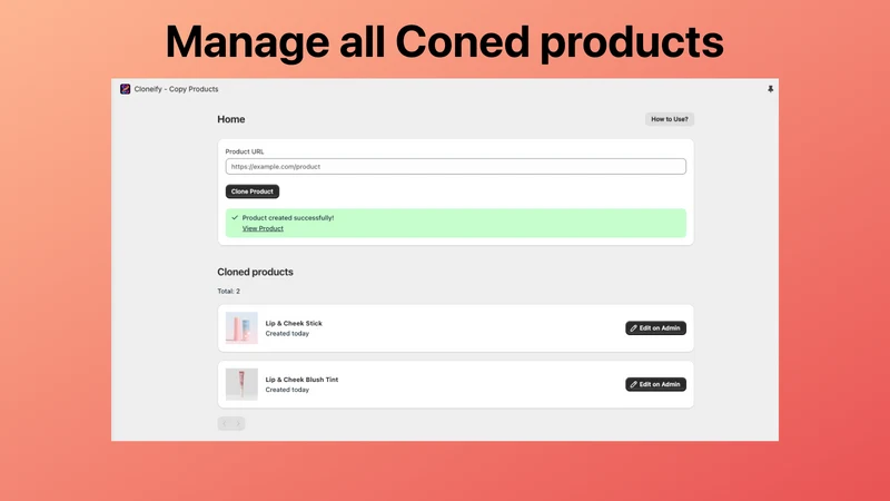 Kopy‑fy Import & Copy Products