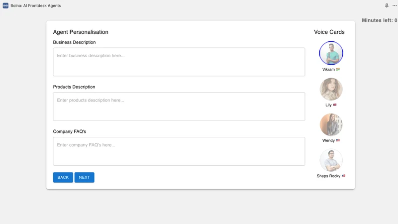 Bolna: AI Frontdesk Agents
