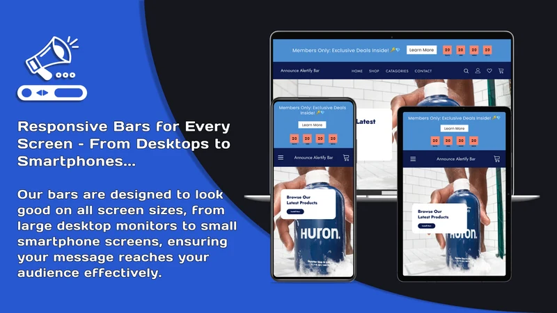 Announce Alertify Bar