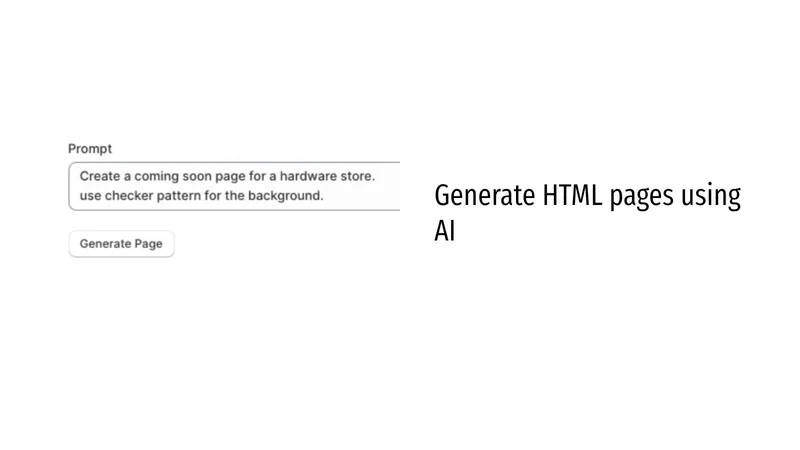 PH AI Landing Page Builder